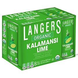 Langers Organic Flavored Sparkling Water, Kalamansi, 12 Ounce (Pack of 8)