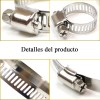91pcs Abrazaderas Manguera Automotriz Fontanería Inoxidable