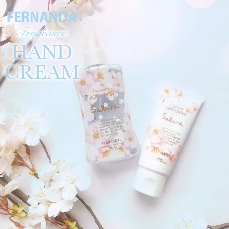 FERNANDA Hand Cream Sakura, 1.8 oz (50 g)