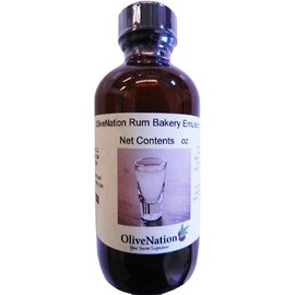 OliveNation Rum Baking Emulsion, Water Soluble, Kosher, Gluten Free, Vegan Flavoring - 32 ounces
