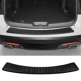 ZZEQYG Bumper Protector ABS Material for Ford Explorer 2011 2012 2013 2014 2015 2016 2017 2018 2019 Accessories Rear Bumper Guard Trunk Sill Protector