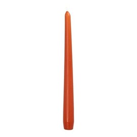 PAPSTAR Burnt Orange Taper Candles 10 inch Dripless 50 Count Bulk Pack | European Premium Quality Unscented, Smokeless Tall Tapered Dinner Candle Sticks - Made in Germany
