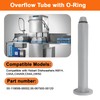 Chaofei 00-119099-00002 Overflow Tube with O-Ring Fit for Hobart Dishwashers