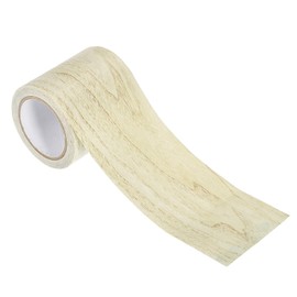 PATIKIL Wood Grain Repair Tape 2.2" X15', Self Adhesive Realistic Textured Repair Tape Patch for Floor Door Table Cabinets Desk, Grey Oak