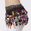 Baisdan Belly Dance Belt Belly Dance Skirt with Glitter Sequins