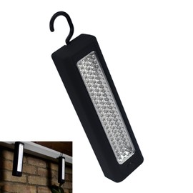 72 LED Magnetic Work Light, Ultra Bright DIY Work Light with Hanging Hook, Portable LED Inspection Lamp for Car Repair Shed Camping Household Attic Workshop Garage Emergency Lighting Outdoor Indoor