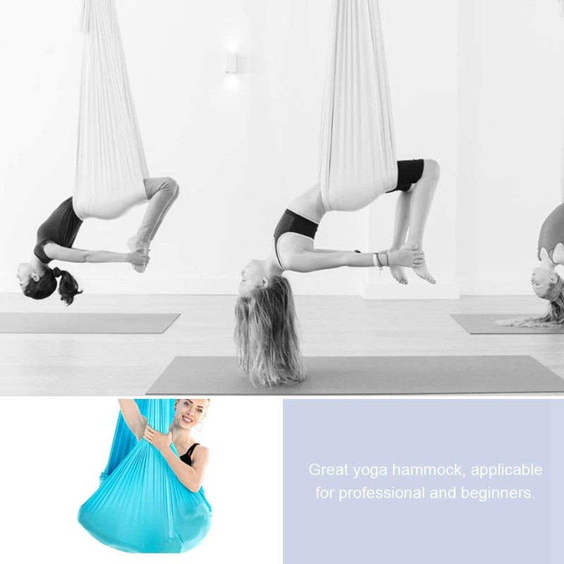 2.8x1m/9.2x3.3ft Yoga Hammock, Aerial Yoga Swing, Durable Safe Beginners for