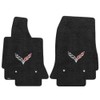 Lloyd Mats Ultimat C7 Corvette Crossed Flags Logo Floor Mats