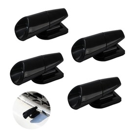 Charming Decor Deer Whistle, Set of 4, Car Whistle, Avoiding Deer Collision, Deer Whistle, Deer Sensor, Car, Deer Bue, Wildlife Warning, Ultrasonic Deer Whistle, Bike (Black)