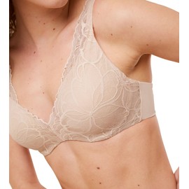 Triumph Women's Body Makeup Illusion Lace Wp Bra, Beige (nude-beige)