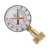 Water Pressure Gauge, Universal Water Pressure Gauge Iron and Aluminum