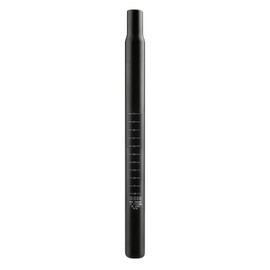 TRIWONDER Seat Post Bicycle Saddle Post 25.4mm 27.2mm 28.6mm 30.4mm 30.8mm 31.6mm 350mm Mountain Bike Road Bike Bike Bike Seat Post (01 Black, 25.4x350mm)
