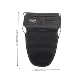 FUNOMOCYA Motorcycle Seat Bag Large Capacity Scooter Storage Bag Under Seat Tool Organizer Secure Hook Mesh Compartment