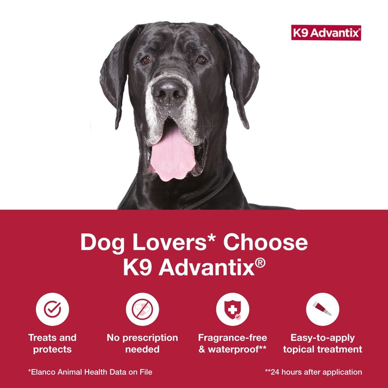 K9 Advantix Flea, Tick & Mosquito Prevention for Dogs Over