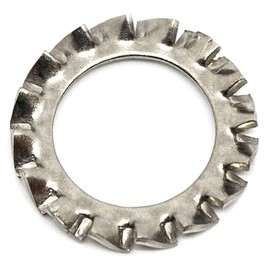 Stainless Steel External Serrated Shakeproof Washer Lock Washers DIN 6798A (Pack of 20) (M6)