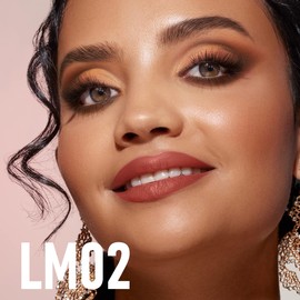 CARSLAN Matte Liquid Lipstick, Long Lasting Highly Pigmented Lip Color Make Up For Women, Lightweight, Smooth, LM02