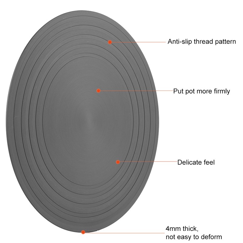 Round Fast Defrosting Tray Multifunctional Thawing Heat Diffuser Plate for