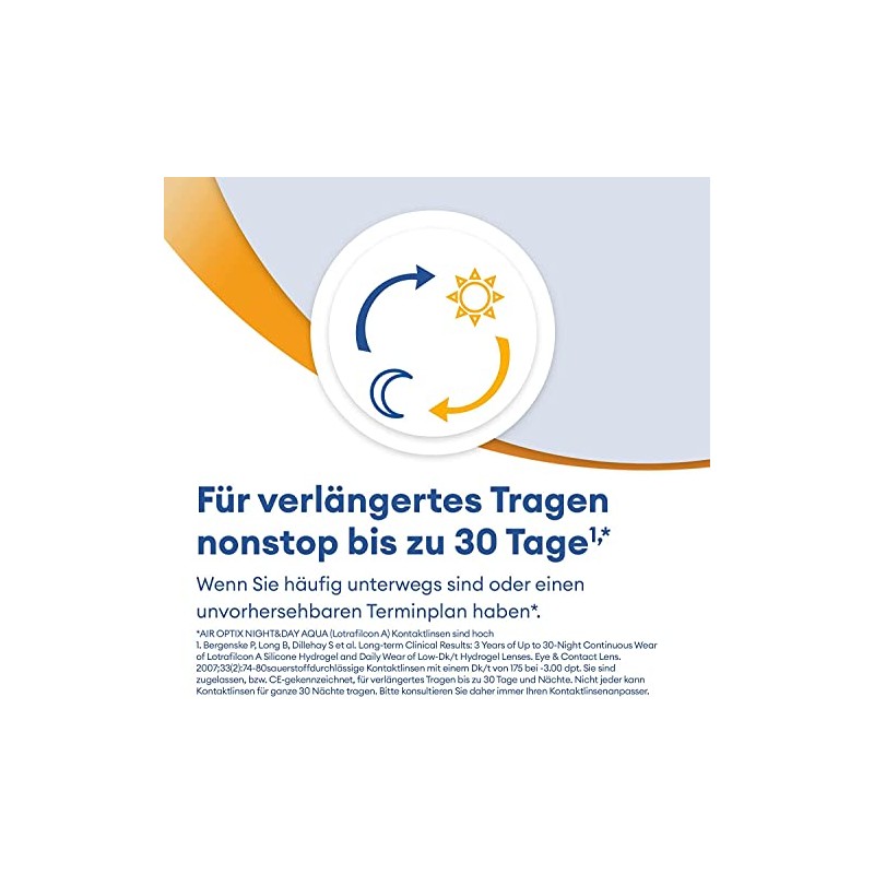 Air Optix Night & Day Aqua Monatslinsen weich | 6
