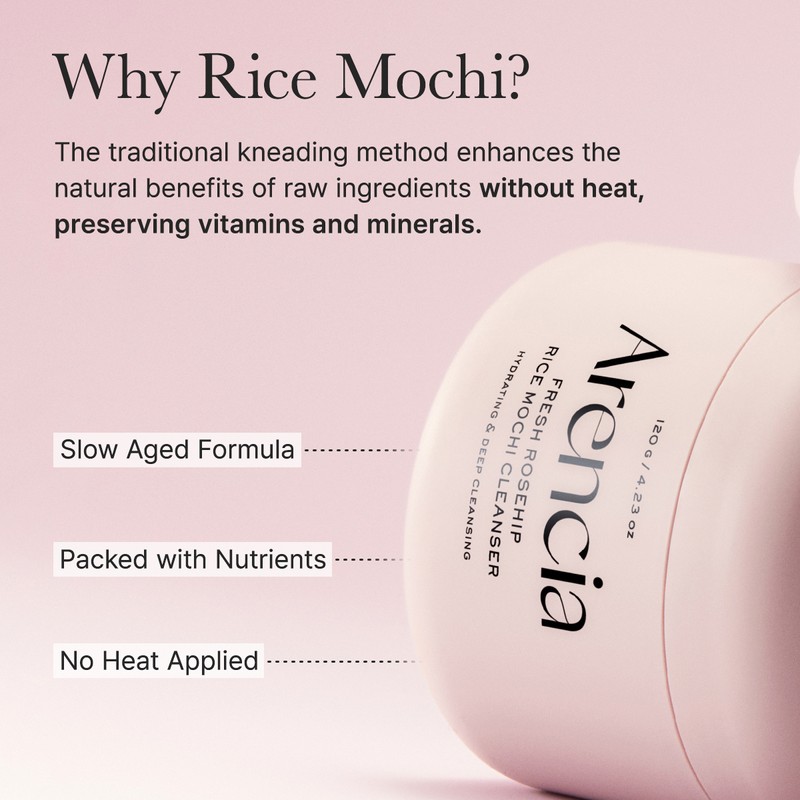 ARENCIA [ARENCIA]*renew* Fresh Rosehip Rice Mochi Cleanser 120g