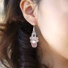 Inspired Silver - Ballerina Slipper - Silver Dangle Earrings for
