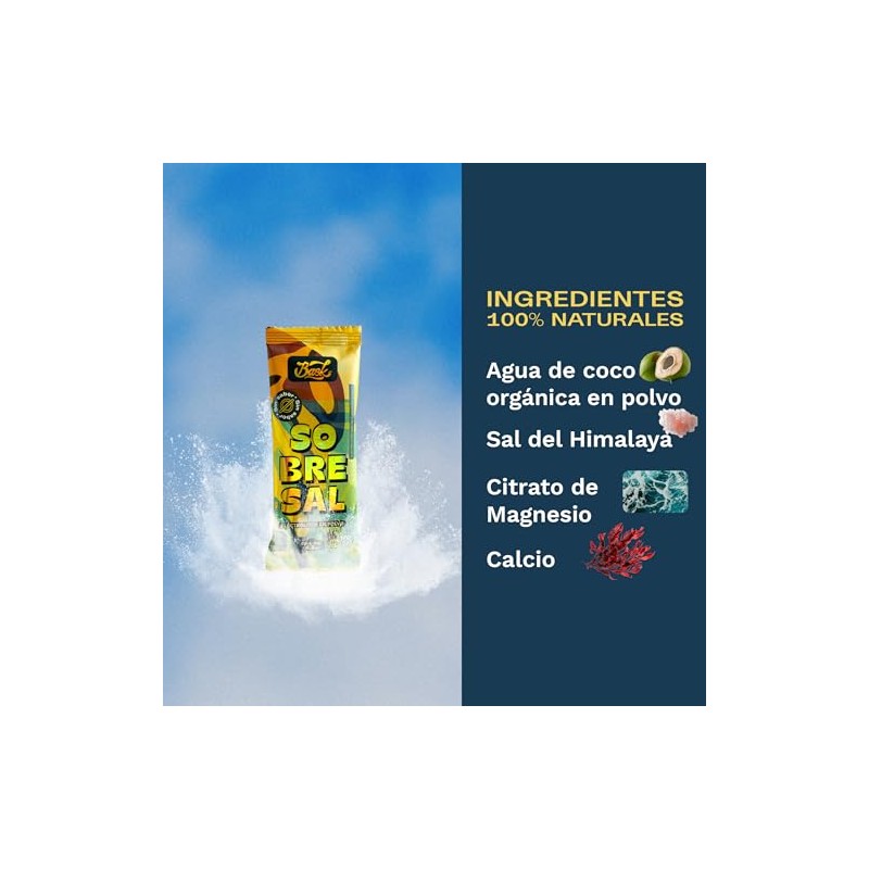 Electrolitos en Polvo con Sabor Bask Caja de 20 Sobres