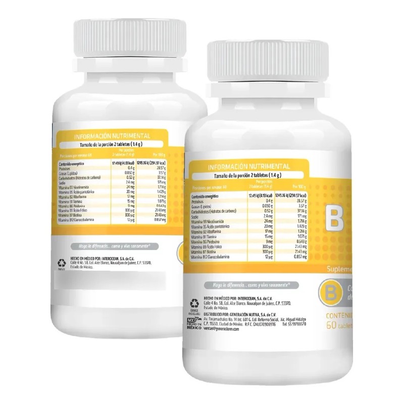 2 Pack Bplus B Complex Complejo B Healthaddiction