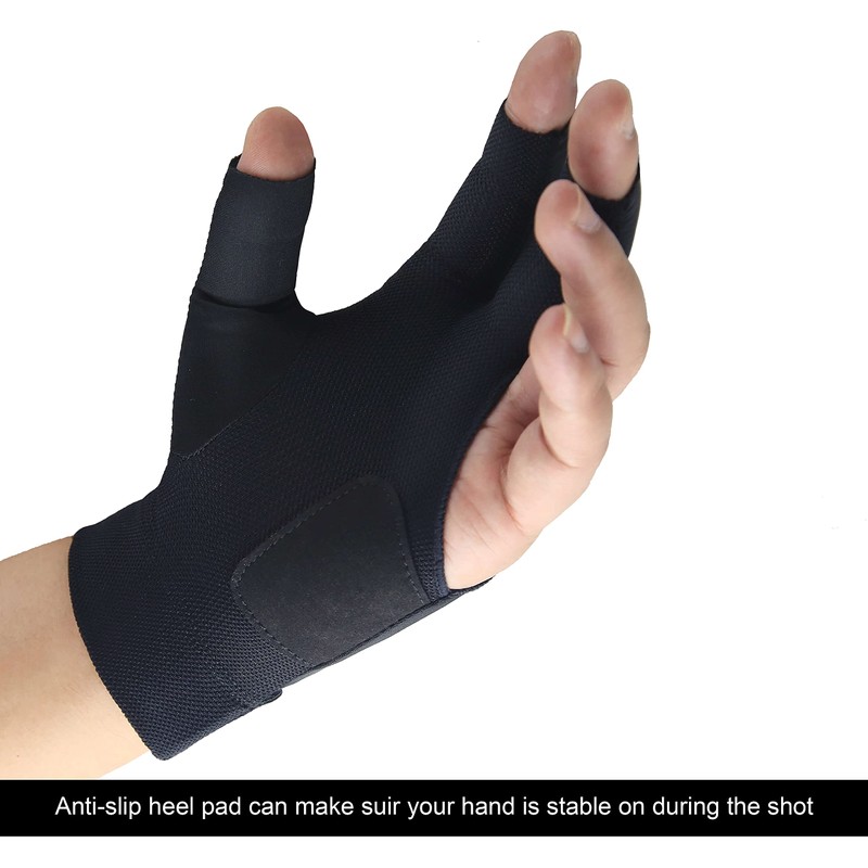 Quick-Dry Breathable Billiard Pool Gloves, Shooters Carom Snooker Cue Sport