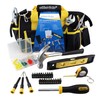 GreatNeck 21044 Essentials Around the House Tool Set in Black