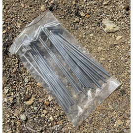 Sandbaggy Chain Link Fence Wire Hook Ties | Made of 9 Gauge Aluminum | Wire Ties Never Rusts | Easy to Install Due to Bendable Wire (Pack of 1000, 8-1/4 Inch Length)