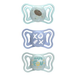Chicco Physioforma Light Chupón 6-16 M Azul Con Tetina De Si