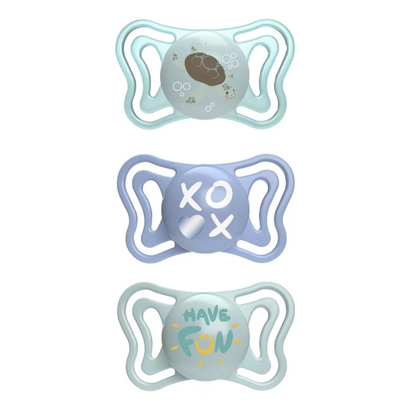 Chicco Physioforma Light Chupón 6-16 M Azul Con Tetina De