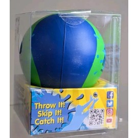Wave Runner NEW WaveRunner #1 Mega Water Green Blue Skipping Ball 3.5"  POOL LAKE BEACH
