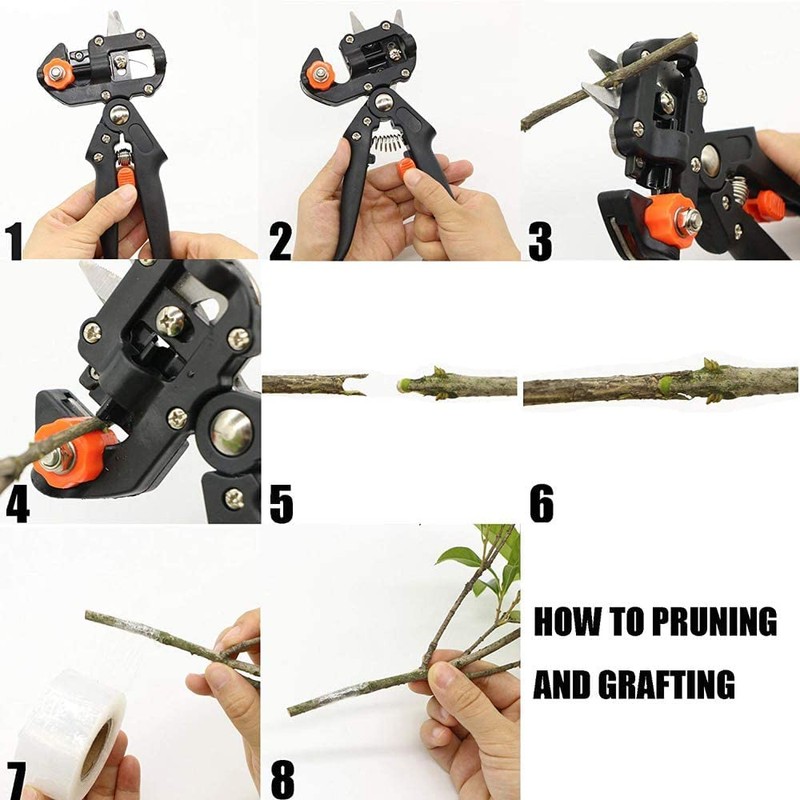 2 in 1 Grafting Pruning Tool Kit Gardening Pruner Tool