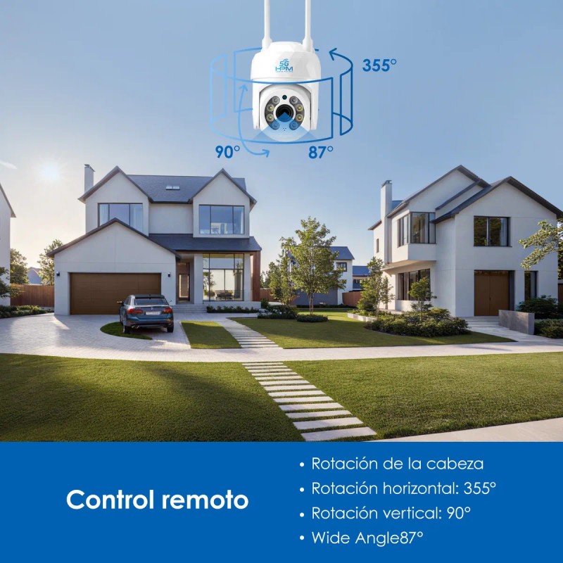 360 ° Cámara De Vigilancia De Seguridad Al Aire Libre