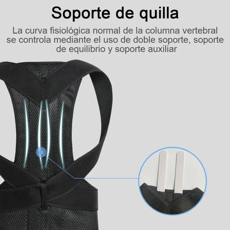 Soporte Faja Corrector De Postura Ortopedica Premium -