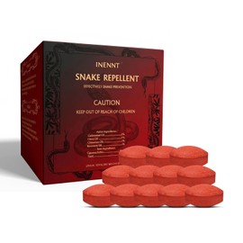 Snake Repellent for Yard - Powerful Outdoor Protection | Pet & Child Safe | Natural Snake Deterrent for Home, Garden, Camping | Targets Copperhead & Rattlesnakes - 12 PCS