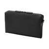 MUJI OHH66A4A Freely Combinable Storage Case, Rectangle, Thin, Small, Black/Approx.