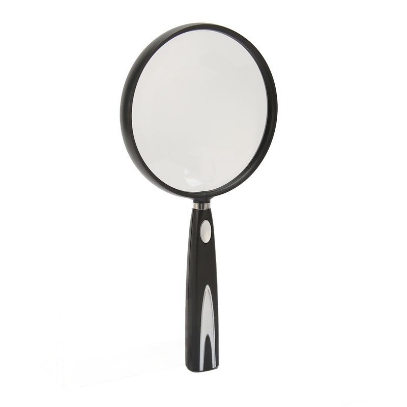 Handheld Magnifying Glass 2X 4X Handheld Reading Magnifier Skid Resistance