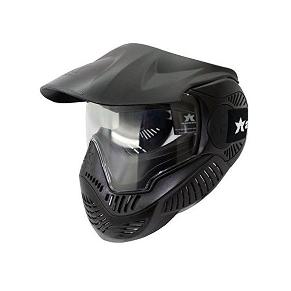 Valken Paintball MI-7 Goggle/Mask with Dual Pane Thermal Lens - Black