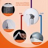 Shower Valve Handle, Bathroom Shower Mixer Valve Kit, Wall Mount