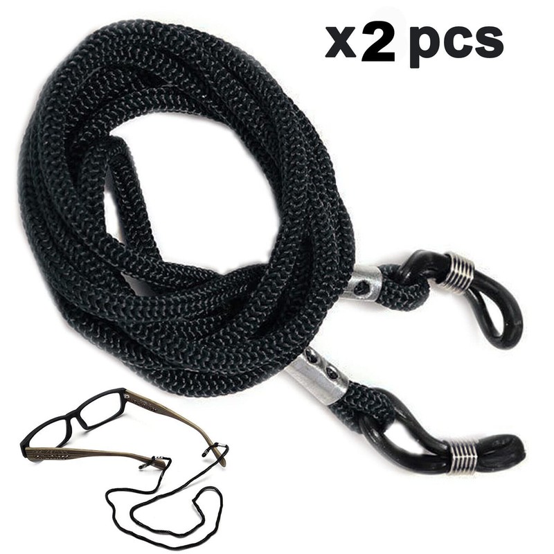 3 x Black Glasses Strap for Glasses