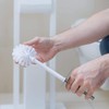 6 Pack Replacement Toilet Brush Head White Brush Head Interchangeable