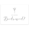 Will You Be My Bridesmaid Cards 4 Pack Of Cards