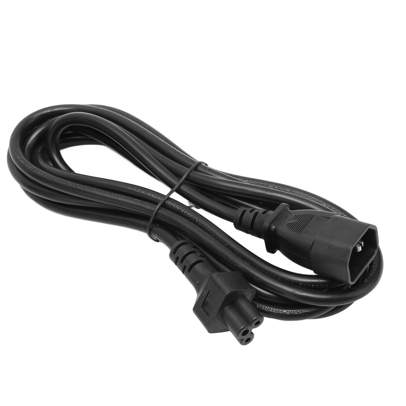 IEC320 C14 Male to C5 Female Power Cable Tension Resistant