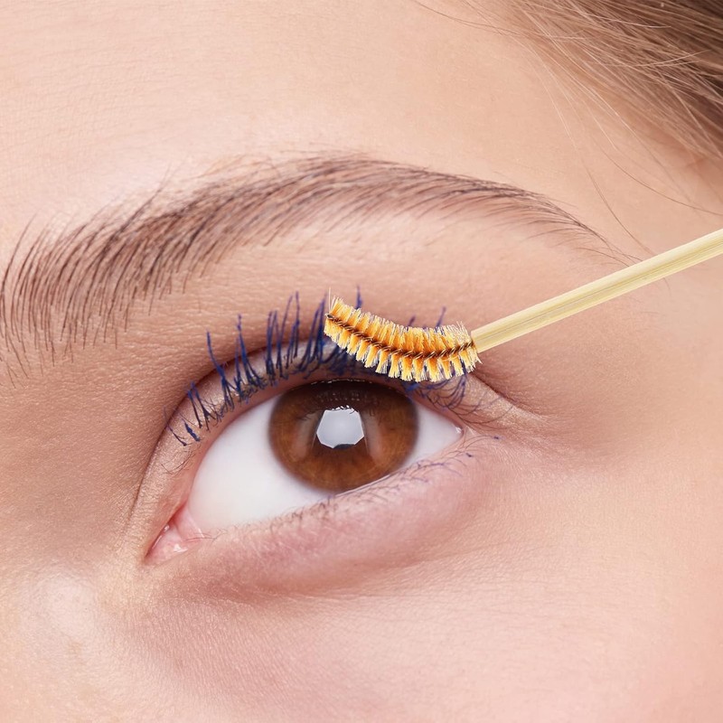 Tbestmax 150 Varitas de Mascara Desechables Cepillo de Pestañas Spoolies