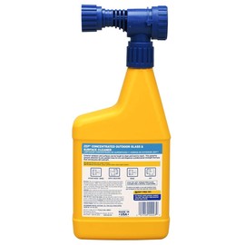 Zep Hose-End Outdoor Cleaner - 32 Ounces - U49910 - Great for Outdoor Glass and Surfaces