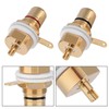 Watris Veiyi Pack of 2 RCA Sockets, Pure Copper Coating