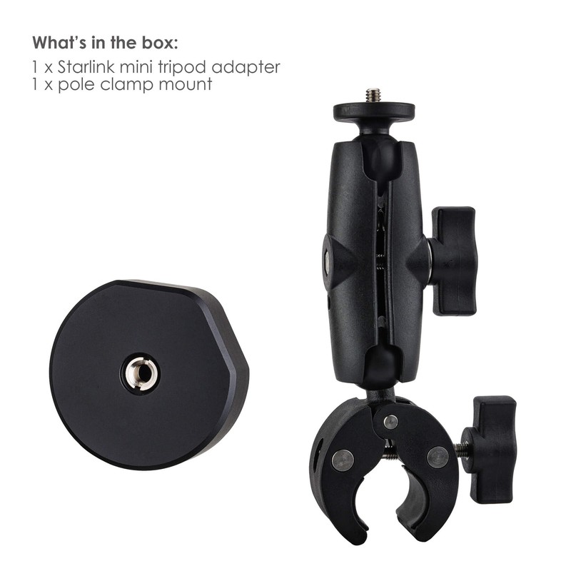 POWRIG Starlink Mini Mount for RV Ladder, RV Roof Rack
