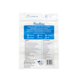 Handzies Natural Soap and Water Hand Wipes, Free & Clear, Individually Packaged Singles 24ct, 2Pack (48 Individually Packaged Wipes)