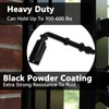 2 Pack J-Bolt Hinge for Doors Gates,Heavy-Duty Driveway Gates, Heavy-Duty